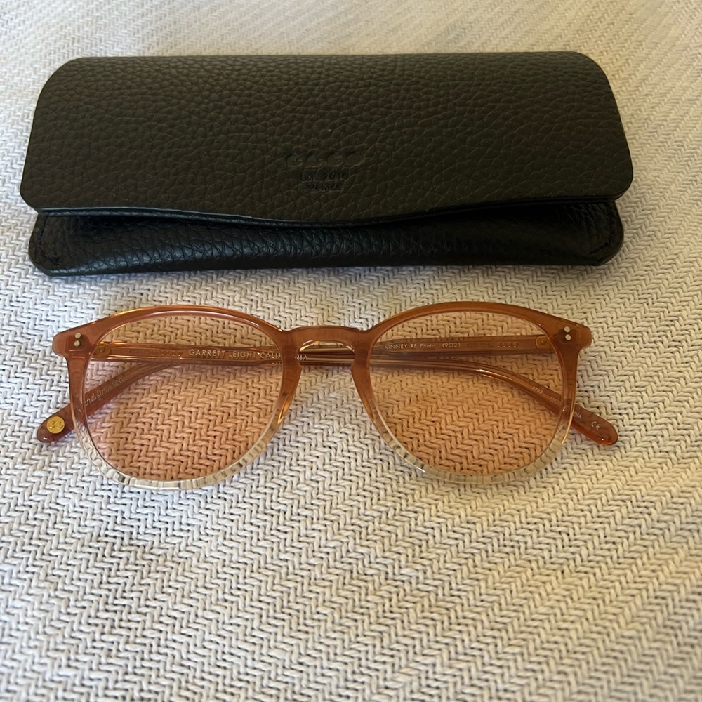 Garrett Leight Orange Sunglasses